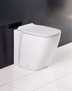 BELBAGNO Aldina Чаша приставного унитаза, безободковая, P-trap, сиденье приобретается отдельно BELBAGNO Aldina Чаша приставного унитаза, безободковая, P-trap, сиденье приобретается отдельно