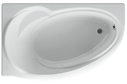 AQUATEK Бетта  Акриловая ванна на каркасе, слив-перелив в комплекте, с панелью. Левая ориентация - фото 116240