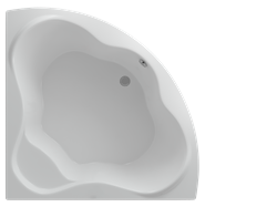 AQUATEK Галатея Акриловая ванна на каркасе, слив-перелив в комплекте,  с панелью - фото 116262
