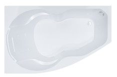 TRITON Лайма R Ванна акриловая в сборе на каркасе со сливом-переливом - фото 116596