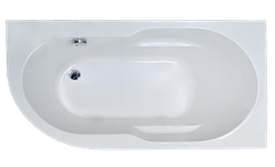 ROYAL BATH Azur 138х79 Акриловая ванна асимметричная, правая - фото 12140