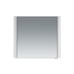 AM.PM Sensation, зеркало, зеркальный шкаф, левый, 80 см, с подсветкой, белый, глянец, шт - фото 123562