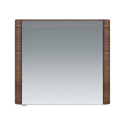 AM.PM Sensation, зеркало, зеркальный шкаф, правый, 80 см, с подсветкой, орех, текстурированна - фото 123640