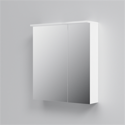 AM.PM SPIRIT 2.0, Зеркальный шкаф с LED-подсветкой, правый, 60 см, цвет: белый, глянец - фото 124182