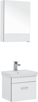AQUANET Верона 50  Комплект мебели для ванной комнаты (Moduo Slim  белый) - фото 126592