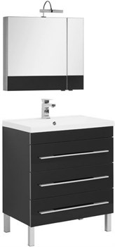 AQUANET Верона NEW 75 Комплект мебели для ванной комнаты (напольный 3 ящика) - фото 126710