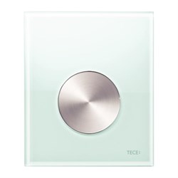 TECEloop Urinal,  стекло зеленое, клав. нерж. сталь - фото 130903