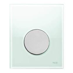 TECEloop Urinal,  стекло зеленое, клав. хром мат. - фото 130905