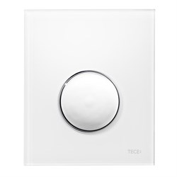 TECEloop Urinal, пластик, белый, кнопка хром глянцевый - фото 130910