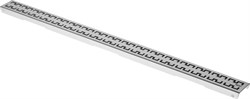 TECE Декоративная решетка TECEdrainline "royal" 1000 мм нержавеющая сталь, сатин, прямая - фото 130963