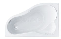 SANTEK Ibiza XL L 160х100 Ванна акриловая асимметричная, левая - фото 141179