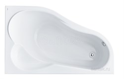 SANTEK Ibiza XL R 160х100 Ванна акриловая асимметричная, правая - фото 141182
