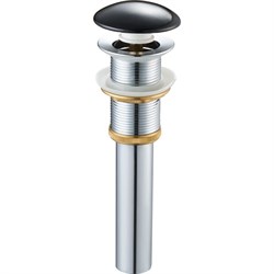 GID Черный керамический донный клапан BL100 без перелива, ширина 7,5 см - фото 148023