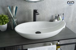 GID Раковина N9052 51116 накладная белая 65x38x14 GID-51116