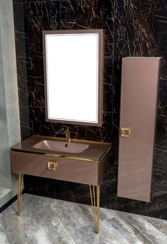 ARMADIART Столешница стекло 100см моноблок Лиловый ARMADIART-852-100-PU - фото 153901