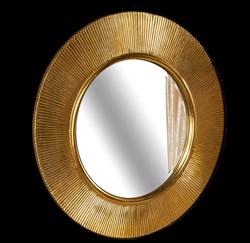 ARMADIART Зеркало SHINE золото глянец с подстветкой d82 - фото 154099