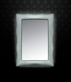 ARMADIART Зеркало SOHO серебро 70х100 ППУ с подсветкой - фото 154105
