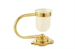 BOHEME Настольный стакан для зубных щеток MURANO GOLD - фото 154383