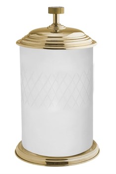 BOHEME Ведро стекло ROYALE CRISTAL GOLD BLACK BOHEME-10934-G-B