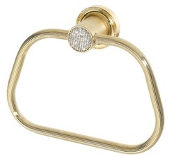 BOHEME Полотенцедержатель кольцо ROYALE CRISTAL GOLD - фото 154563