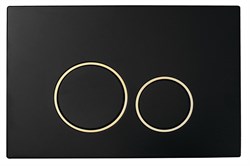 BOHEME Кнопка для инсталляции, пластик BLACK GOLD, круглая - фото 154810
