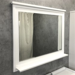 COMFORTY Зеркало "Феррара-100" белый глянец - фото 157368