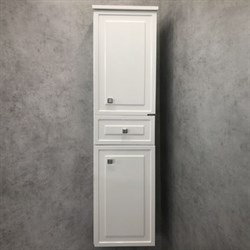 COMFORTY Шкаф-колонна "Феррара-40" белый глянец - фото 157393