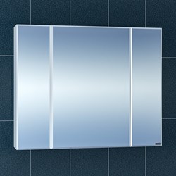 SANTA Зеркальный шкаф СаНта Стандарт 90 113017, цвет белый - фото 158784