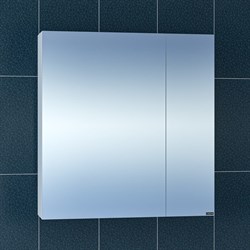 SANTA Зеркальный шкаф СаНта Стандарт 70 113008, цвет белый - фото 158795