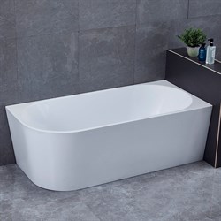VINCEA Ванна акриловая VBT-402-1500R, 1500*750*580, цвет белый, правая, слив-перелив в комплекте, хром VBT-402-1500R