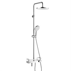 LEMARK Смеситель Tropic LM7011C для ванны и душа, термостатический с регулируемой высотой штанги - фото 159405