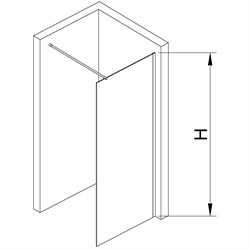 RGW WA-002 900 Душевая перегородка - фото 169753