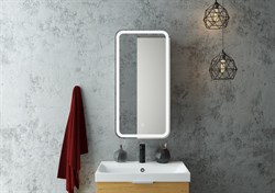 CONTINENT Зеркало-шкаф ELLIOTT 400х800 белый правый со светодиодной подсветкой - фото 178343
