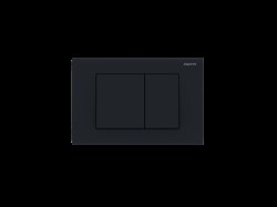 AQUATEK KDI-0000012 (001D) Панель смыва Черная матовая (клавиши квадрат) - фото 181090