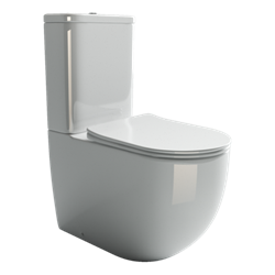 CERAMICA NOVA Напольный пристенный унитаз Mia Rimless (безободковый) CN1801 - фото 181112