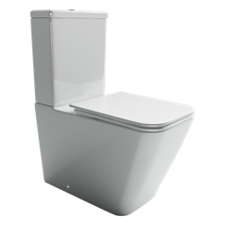 CERAMICA NOVA Напольный пристенный унитаз Cubic Rimless (безободковый) CN1803