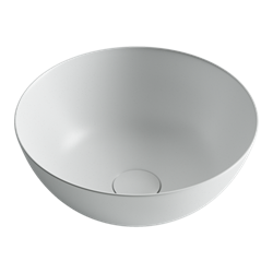 CERAMICA NOVA Умывальник чаша накладная круглая (цвет Белый Матовый) Element 358*358*155мм - фото 181865
