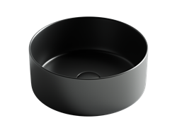 CERAMICA NOVA Умывальник чаша накладная круглая (цвет Чёрный Матовый) Element 358*358*137мм - фото 182168