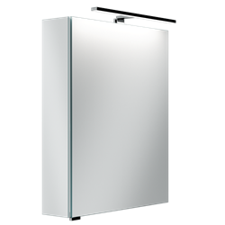 SANCOS Зеркальный шкаф для ванной комнаты  Hilton 600x148х740 мм, с LED подсветкой, арт.Z600 - фото 182785
