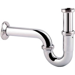 GROHE 28947000 Сифон 1 1/4 для раковины (трубный), хром - фото 185370