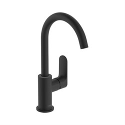 HANSGROHE 72536670 Rebris S смеситель для раковины 210, матовый черный - фото 188855