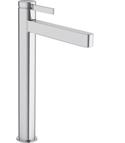 HANSGROHE Finoris Смеситель для раковины, однорычажный, 260 со сливным клапаном Push-Open, для раковины в форме таза 76070000, хром - фото 188999