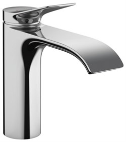 HANSGROHE Vivenis Смеситель для раковины, однорычажный, 110 со сливным гарнитуром 75020000, хром - фото 189156