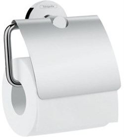 HANSGROHE Держатель туалетной бумаги с крышкой Hansgrohe Logis Universal 41723000 - фото 189654