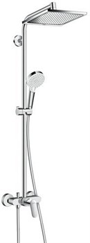 HANSGROHE Душевая система Hansgrohe Crometta E 240 1jet Showerpipe 27284000 - фото 189735