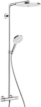 HANSGROHE Душевая стойка Hansgrohe Raindance Select 300 2jet Showerpipe белый/хром 27133400 27133400