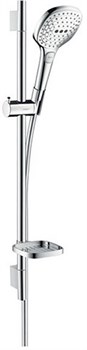 HANSGROHE Душевой гарнитур Hansgrohe Raindance Select 120 3jet 65 (хром/белый) 26620400 - фото 190055