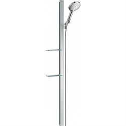 HANSGROHE Душевой набор Hansgrohe Raindance Select S 120 3jet со штангой 150 см и мыльницей 27646000, хром - фото 190173