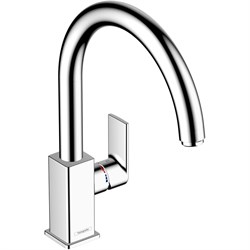 HANSGROHE Кухонный смеситель 260 однорычажный с поворотным изливом Hansgrohe Vernis Shape M35 71871000 хром - фото 190340