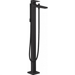 HANSGROHE Смеситель Hansgrohe Metropol для ванны напольный, с рычаговой рукояткой 32532670, матовый черный - фото 190967